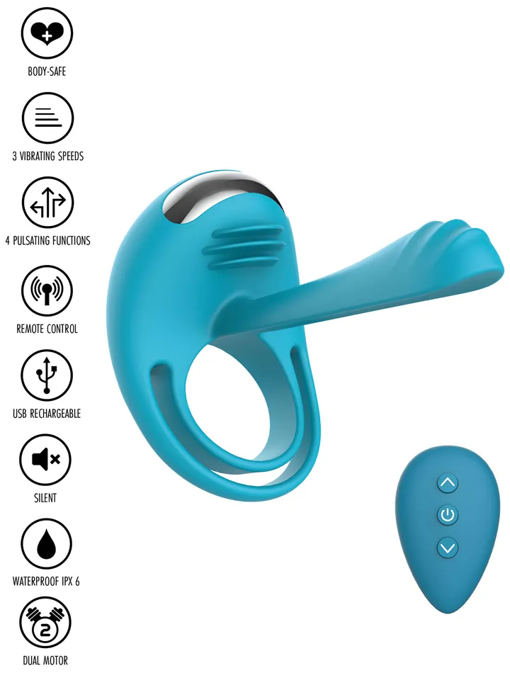 ToyJoy Passionate Joy Stick C-Ring Remote - Vibrating cock ring 2