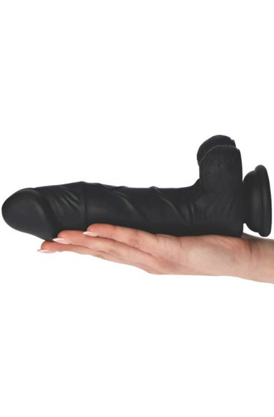 TOYZ4LOVERS Real Safe Berry Black 23,5cm - Dildo 3