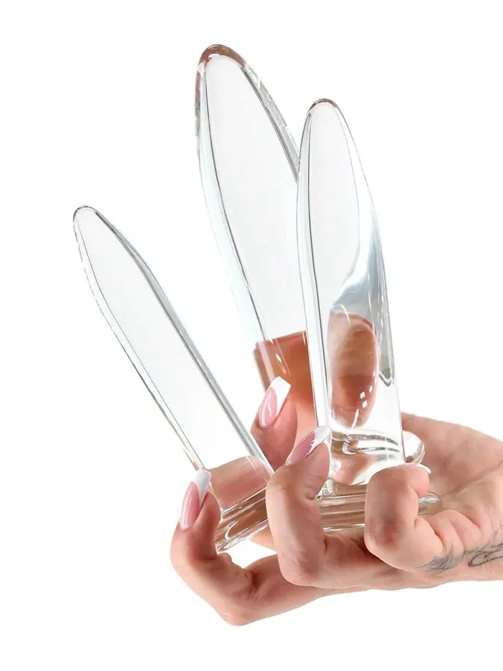 Trainer Kit Clear Glass - Glass dildo 1 [full]