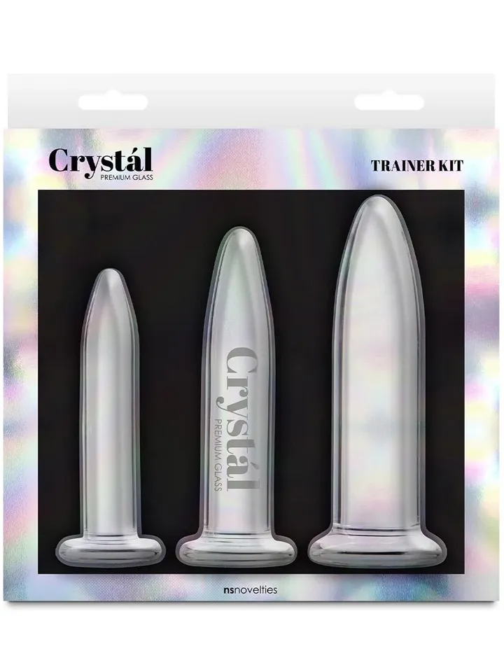 Trainer Kit Clear Glass - Glass dildo 3