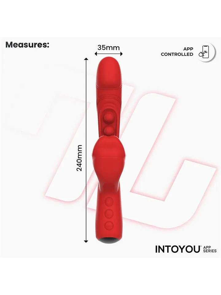 Trixy Vibrator With Tapping, Biting & App - App-controlled rabbitvibrator 5 [full]