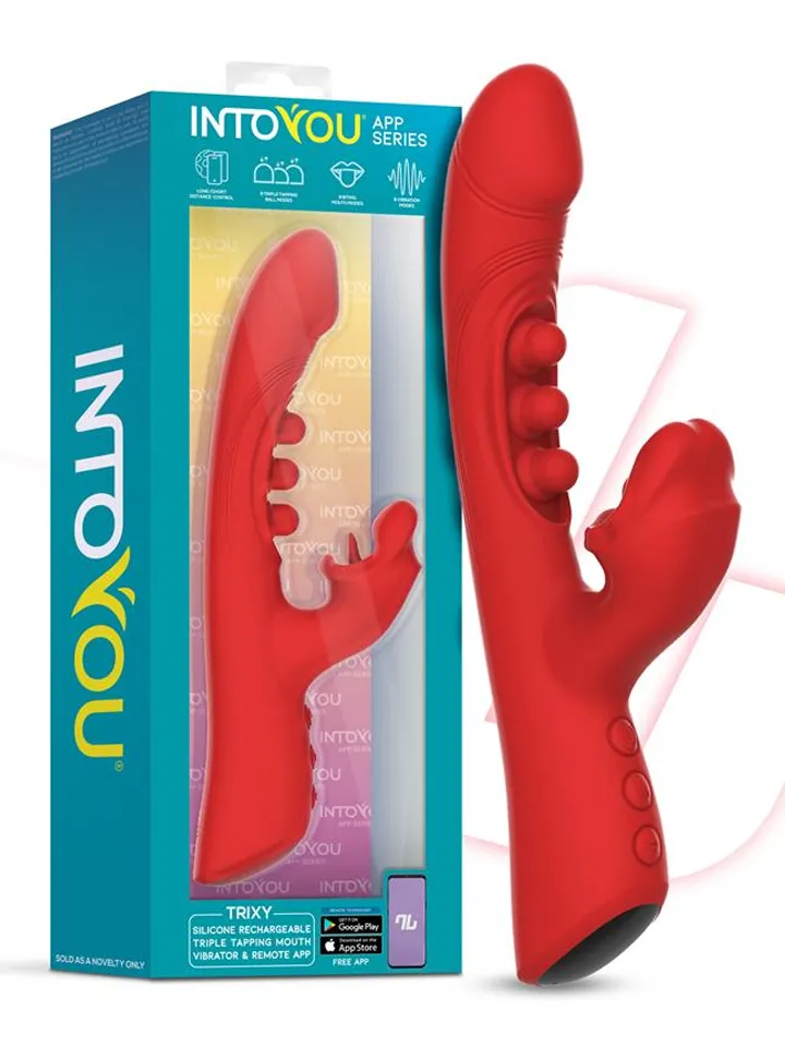 Trixy Vibrator With Tapping, Biting & App - App-controlled rabbitvibrator 7 [full]