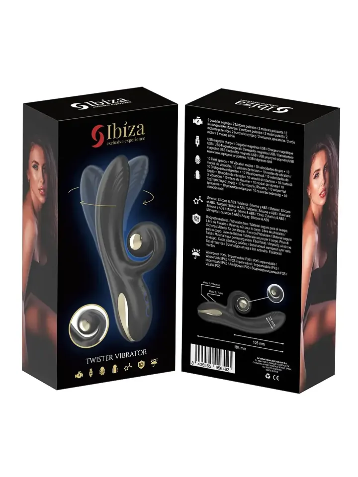Twister Vibrator With Curve Stimulator & Rotation - Rabbit vibrator 4 [full]
