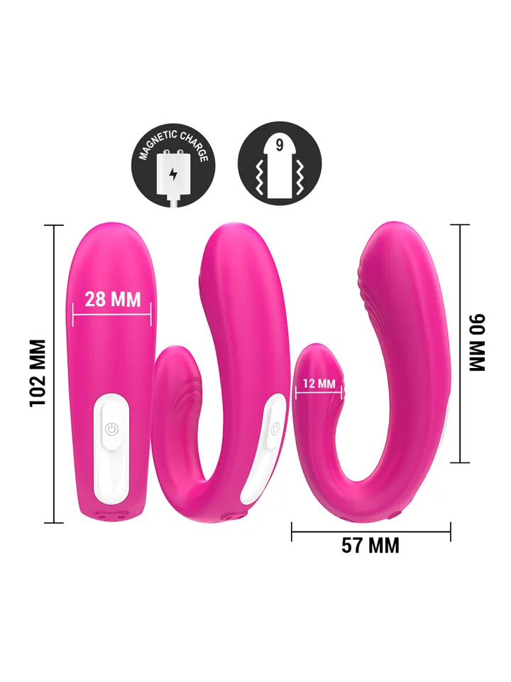U-shaped Stimulator & Vibrator With Remote Control - Couples vibrator 3 [full]