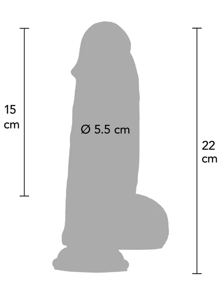Ultra Realistic Dildo Silicone 20 cm - XL dildo 4