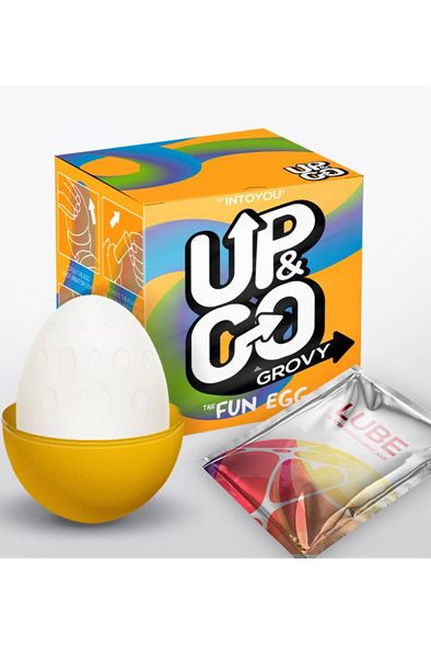 Up & Go Grovy Masturbator Egg - Tenga egg 3