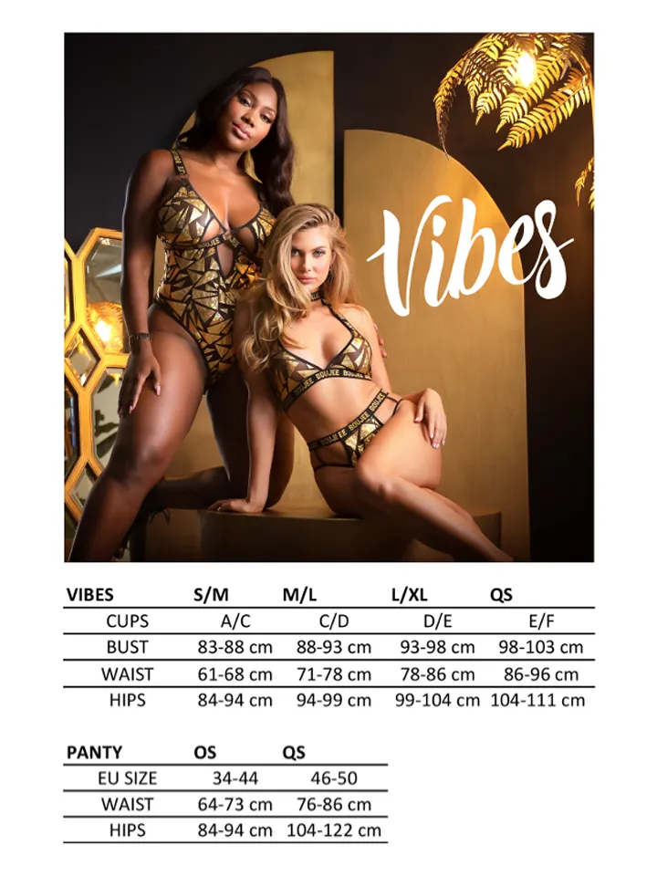 Vibes Thirst Trap Bra Set With Leopard - Sexy lingerie 3 [full]