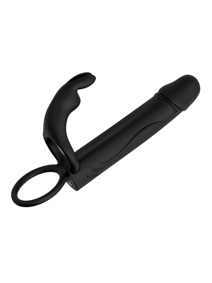 Vibrating Clit Stimulating Penetrator - Double penetration 2 [full]