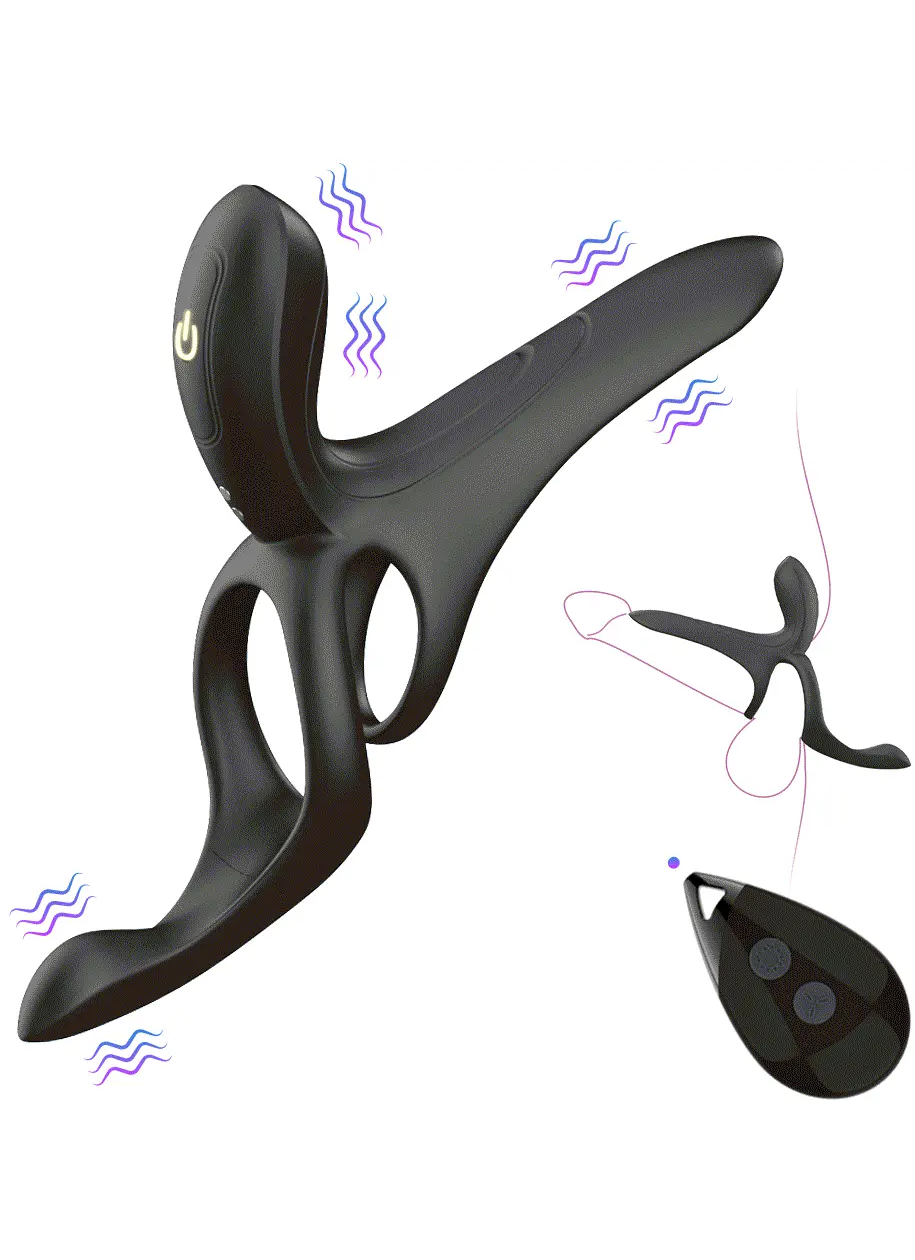 Vibrating Cock Ring With Clitoral Stimulation - Vibrating cock ring 1 [full]