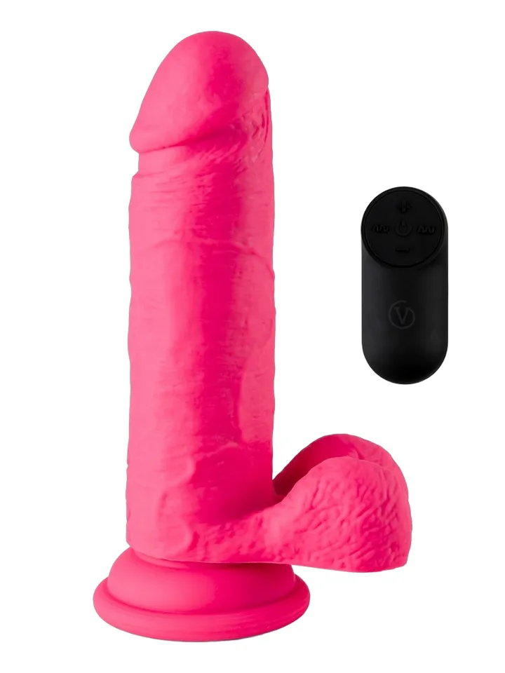 Vibrating Dildo With Remote Pink 16,5 cm - Vibrating dildo 1 [full]