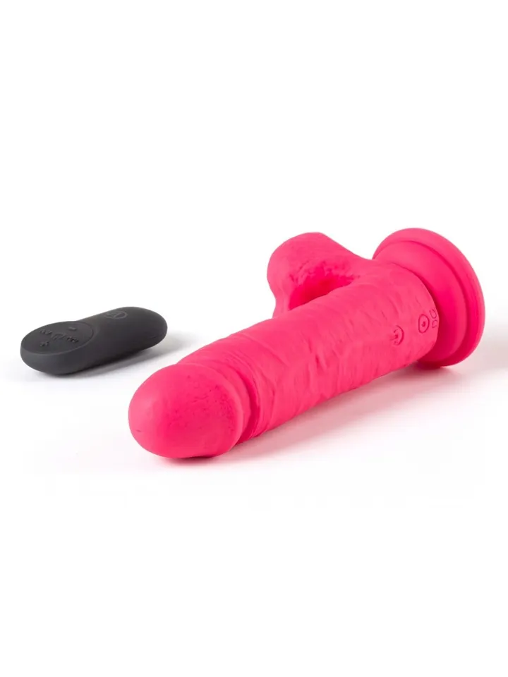 Vibrating Dildo With Remote Pink 16,5 cm - Vibrating dildo 4 [full]