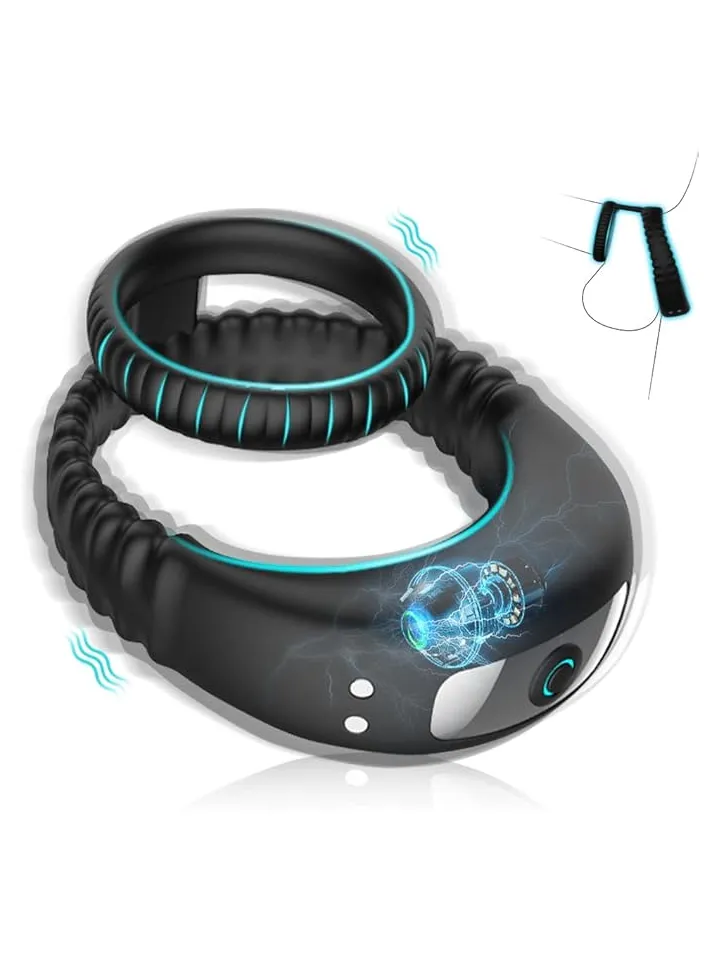 Vibrating Double Cock Ring - Vibrating cock ring 2 [full]