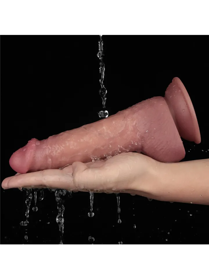 Vibrating Dual Density Power Cock 21,6 cm - Vibrating dildo 4 [full]