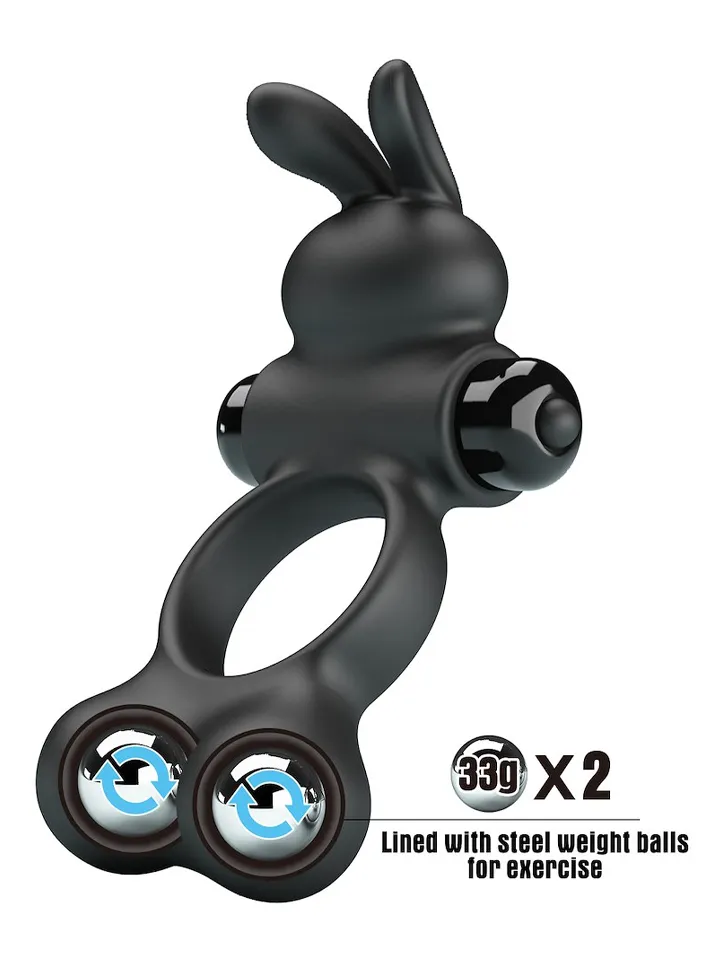 Vibrating Penis Ring With Steel Balls - Vibrating cock ring 1 [full]