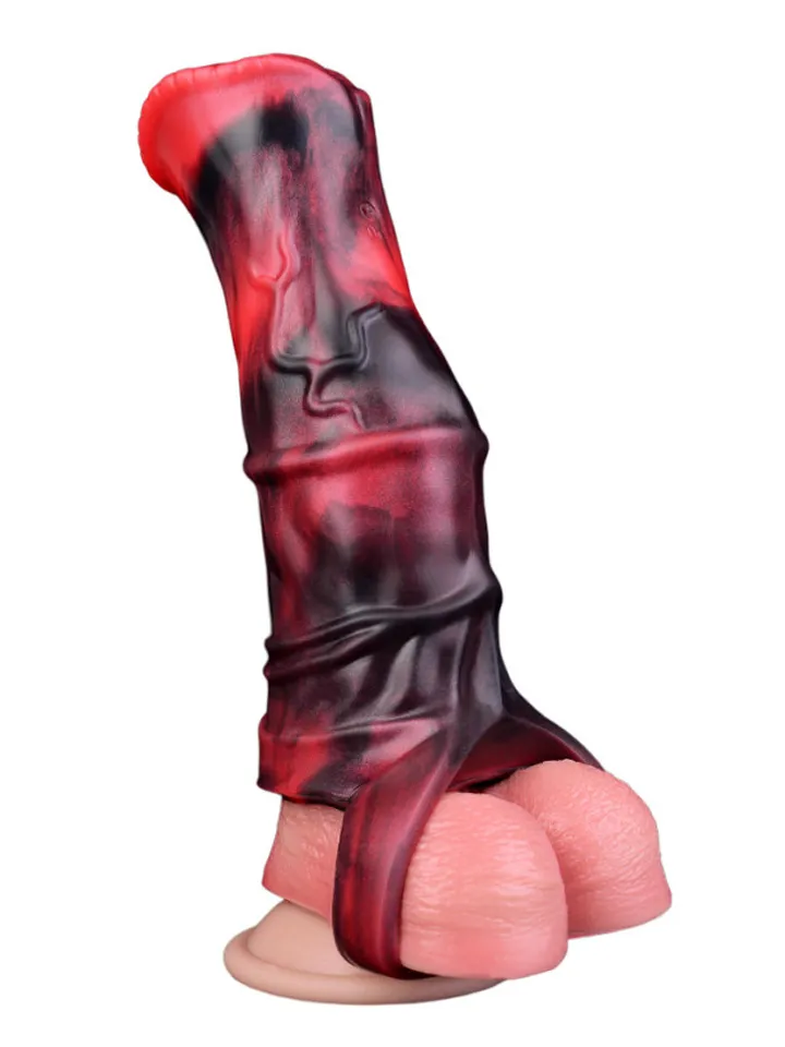 Vibrating Penis Sleeve 18,5 cm - Vibrating penis sleeve 2 [full]