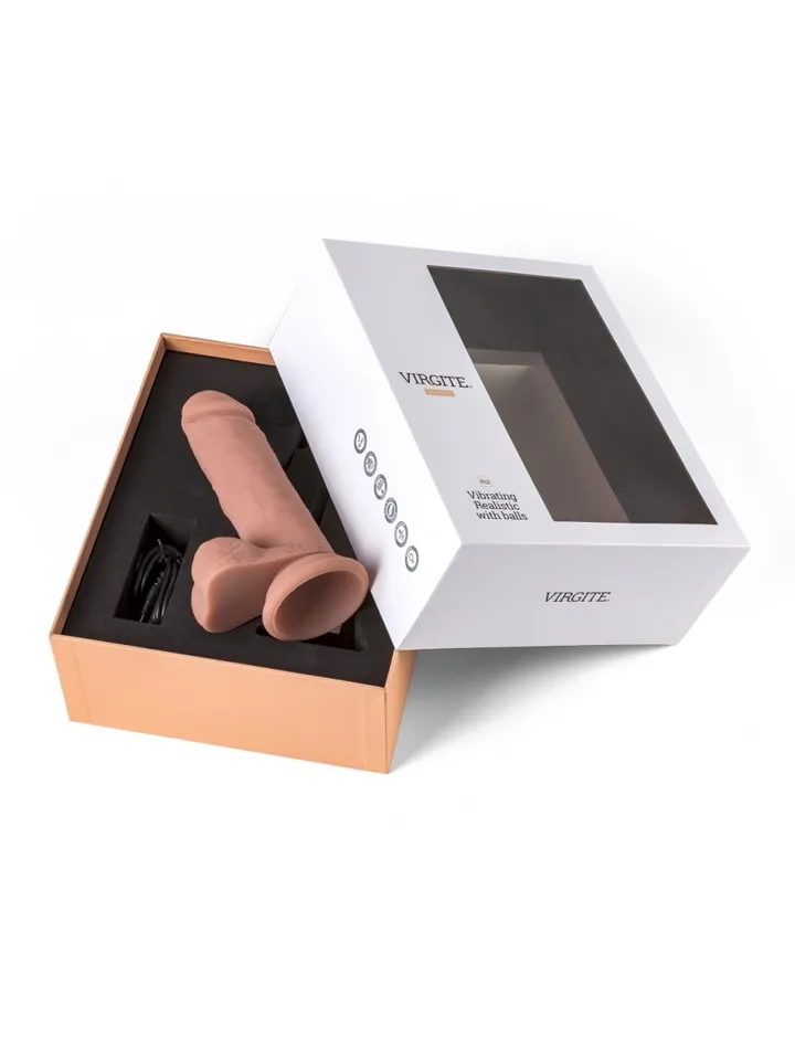 Vibrating Realistic Dildo With Remote 16,5 cm - Vibrating dildo 5 [full]