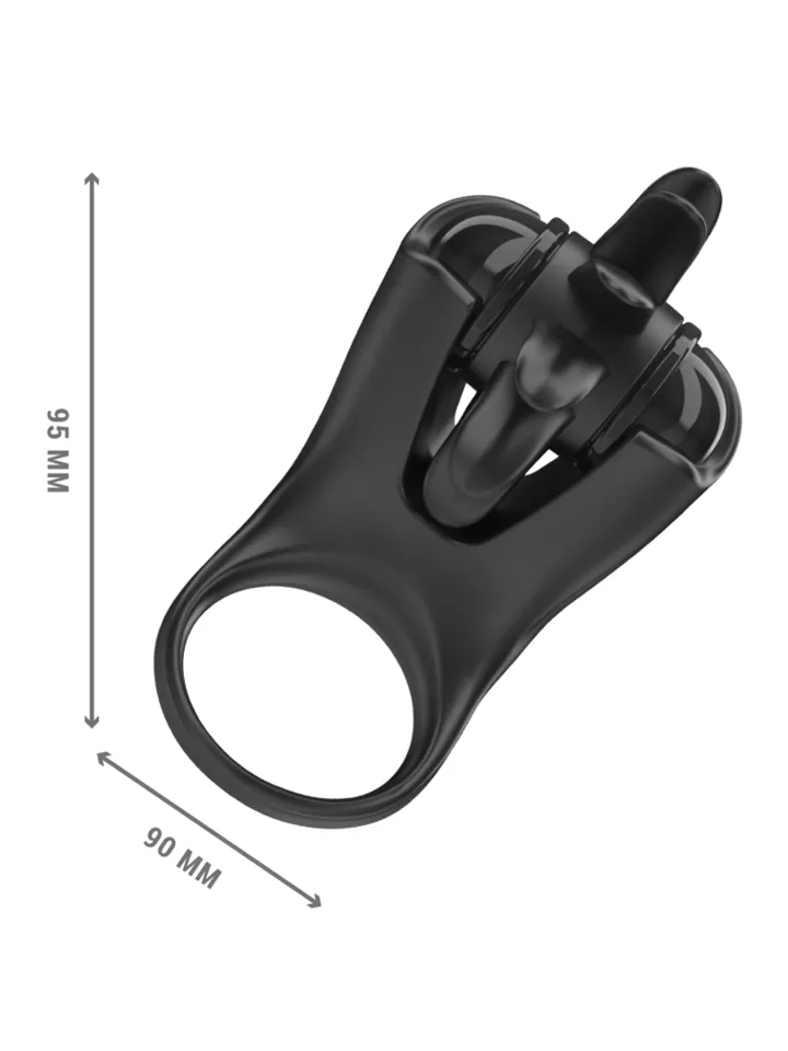 Vibrating Ring 10 Vibrations With Clitoris Stimulator - Vibrating cock ring 4 [full]