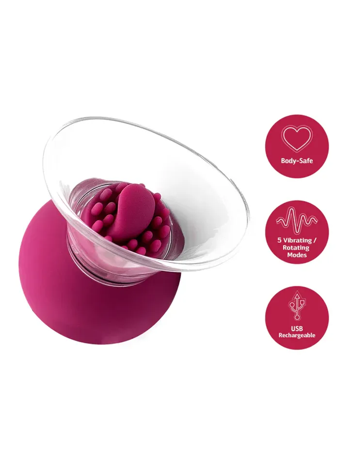 Vibrating & Rotating Nipple & Clitoral Pump - Clitoral vibrator 3 [full]