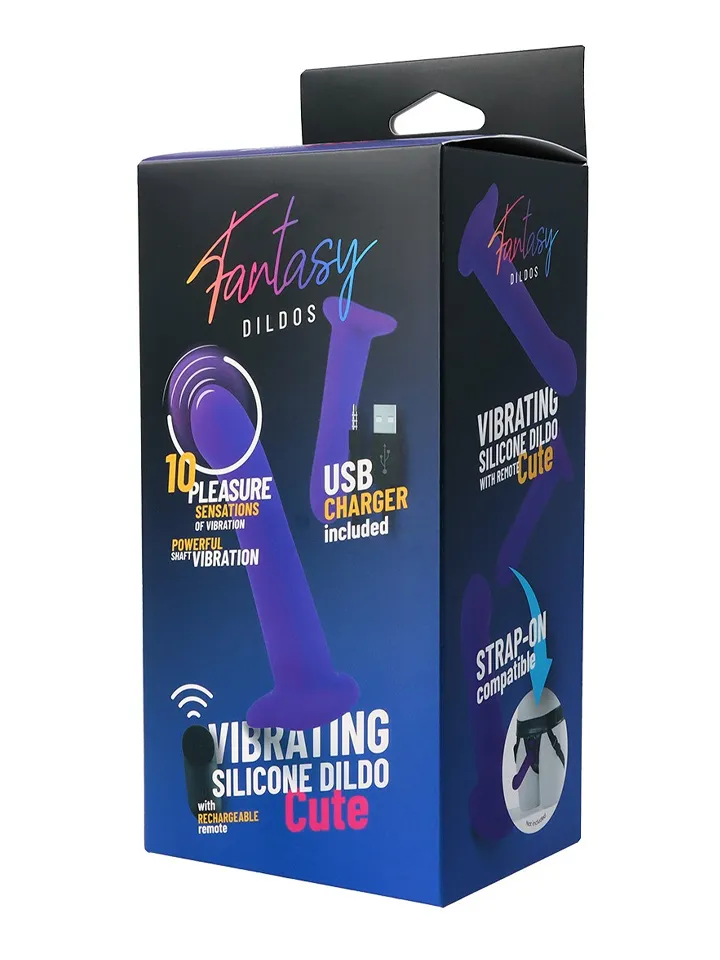 Vibrating Silicone Dildo With Remote 18 cm - Vibrating dildo 4 [full]