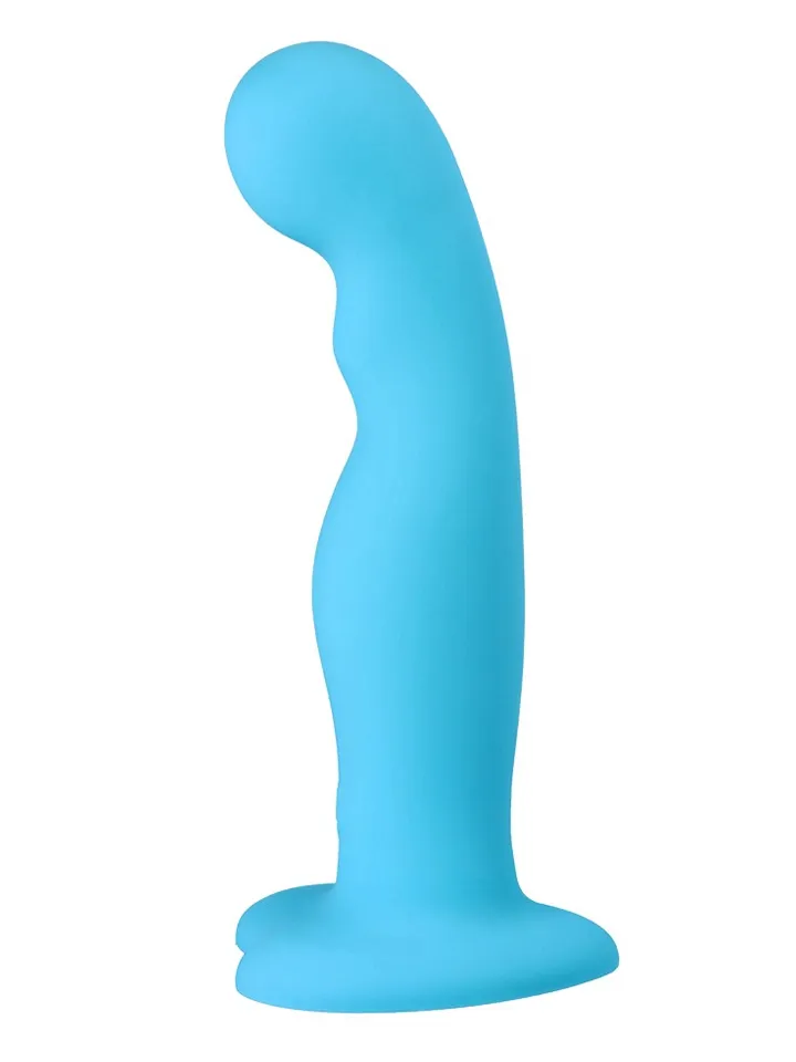 Vibrating Silicone Dildo With Remote Blue 18 cm - Vibrating dildo 3 [full]