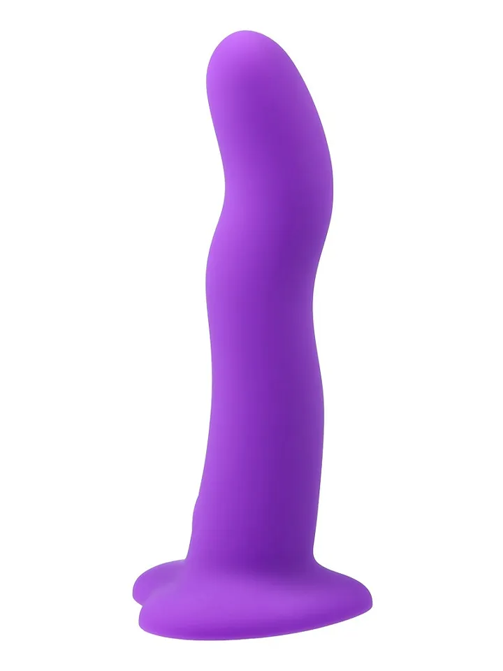 Vibrating Silicone Dildo With Remote Purple 18 cm - Vibrating dualdildo 3 [full]