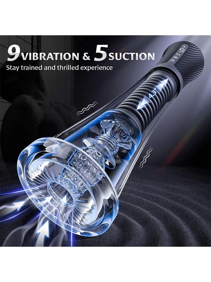 Vibrating & Sucking Masturbator & Pump - Automatic penispump 2 [full]
