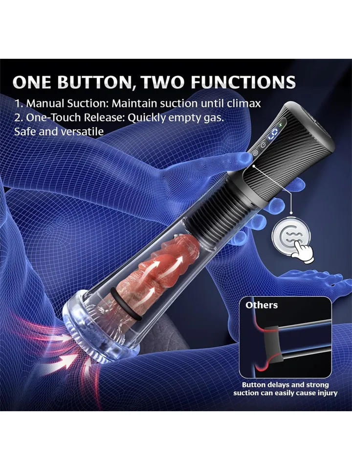 Vibrating & Sucking Masturbator & Pump - Automatic penispump 3 [full]