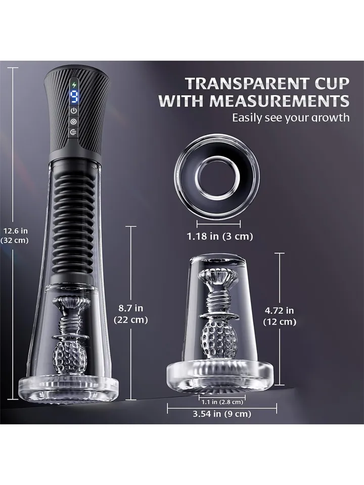 Vibrating & Sucking Masturbator & Pump - Automatic penispump 5 [full]