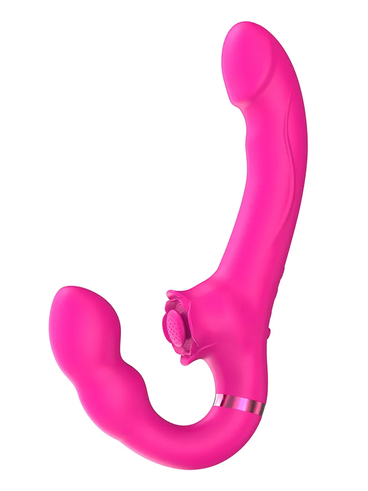 Vibrating & Tapping Strapless Strapon - Strap-on 5 [full]