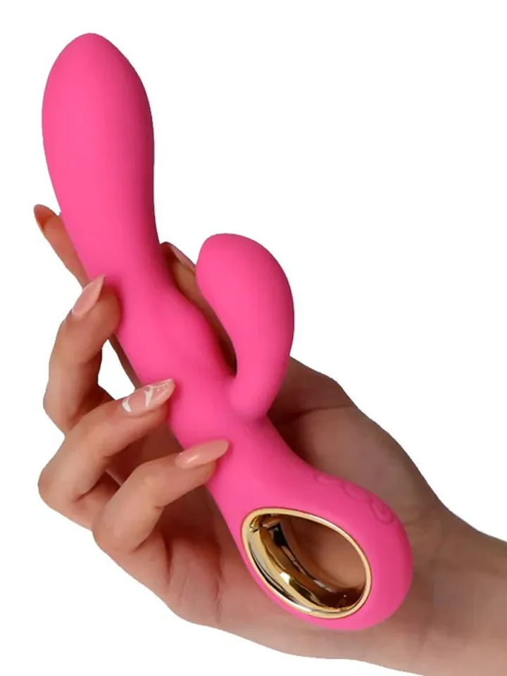 Vibrator Rabbit Handy G-Double Touch Grip Pink - Rabbit vibrator 1 [full]