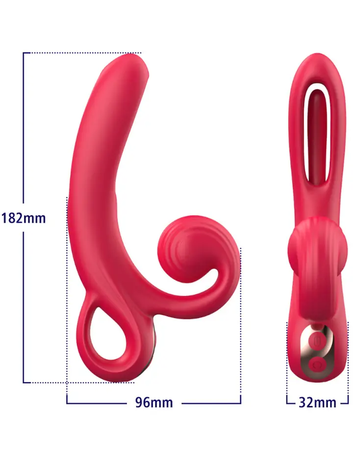 Vibrator With Tongue & Clitoral Stimulation - Clitoral stimulator 3