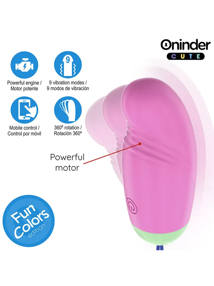 Vibro-Rotating 360 Silicone Egg With App - App-controlled vibrating egg 2 [full]
