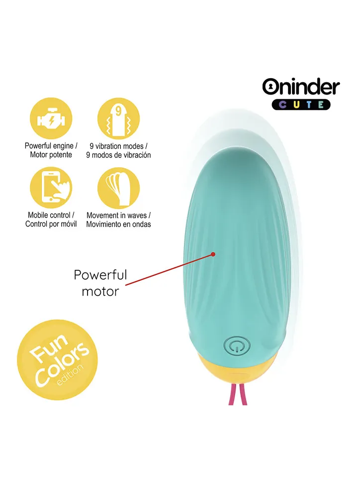 Vibro-Rotating Silicone Gem Egg With App - App-controlled vibrating egg 2 [full]