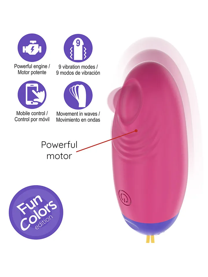 Vibro-Wave Tapping Silicone Egg With App - App-controlled vibrating egg 3 [full]