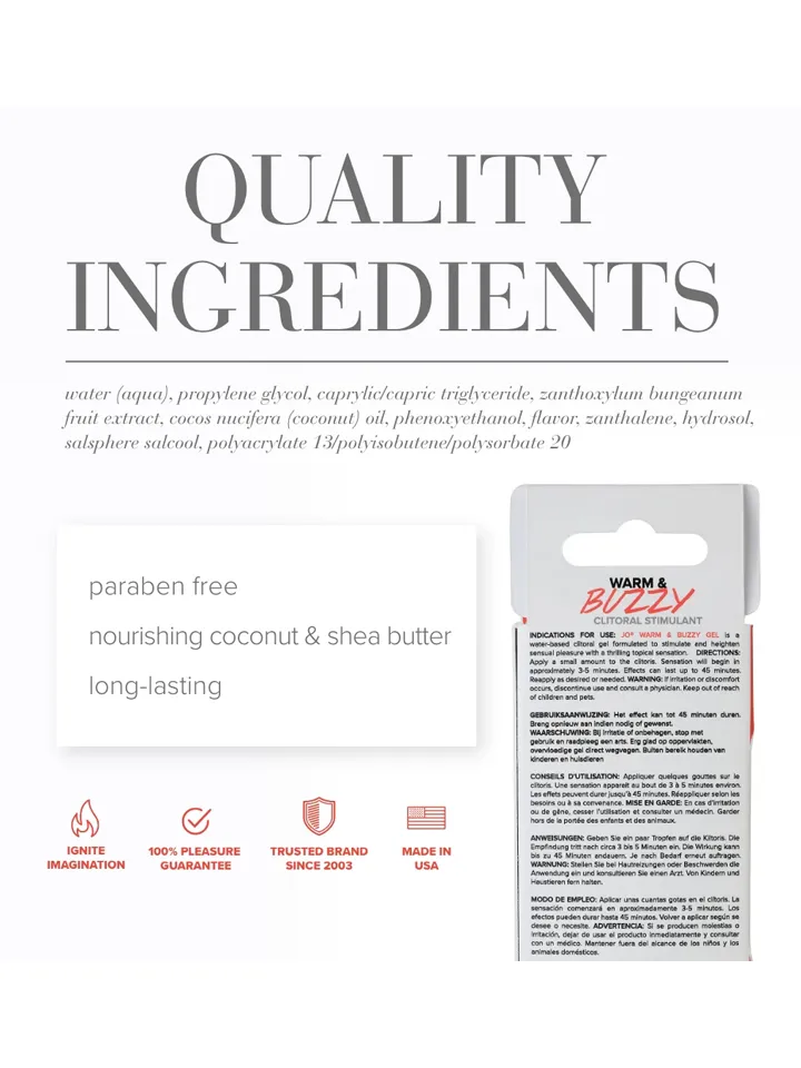 Warm & Buzzy Clitoral Stimulant 10 ml - Stimulating gel 4 [full]