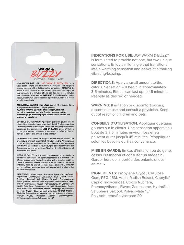 Warm & Buzzy Clitoral Stimulant 10 ml - Stimulating gel 5 [full]