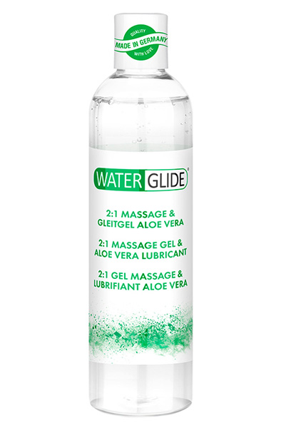 Waterglide 2:1 Massage Gel & Aloe Vera Lubricant 300ml - Lubricant & massage lotion 2