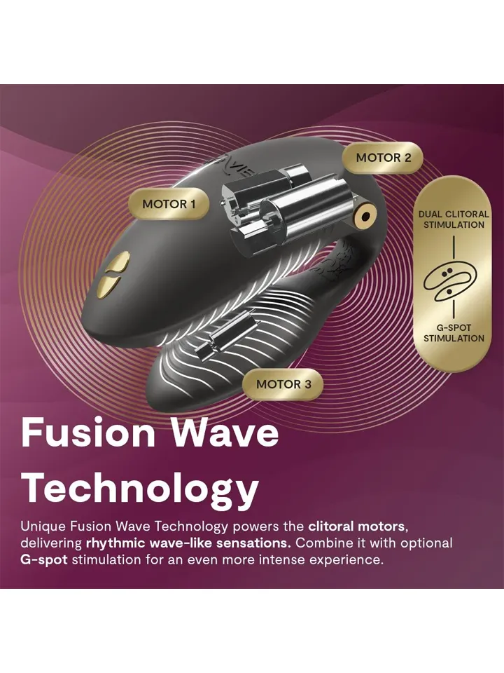 We-Vibe Chorus Pro Black - App-controlled couples vibrator 3 [full]