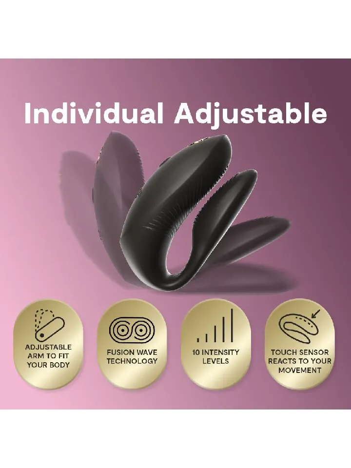 We-Vibe Chorus Pro Black - App-controlled couples vibrator 5 [full]
