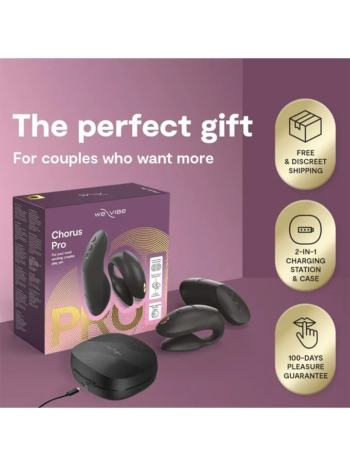 We-Vibe Chorus Pro Black - App-controlled couples vibrator 7 [full]