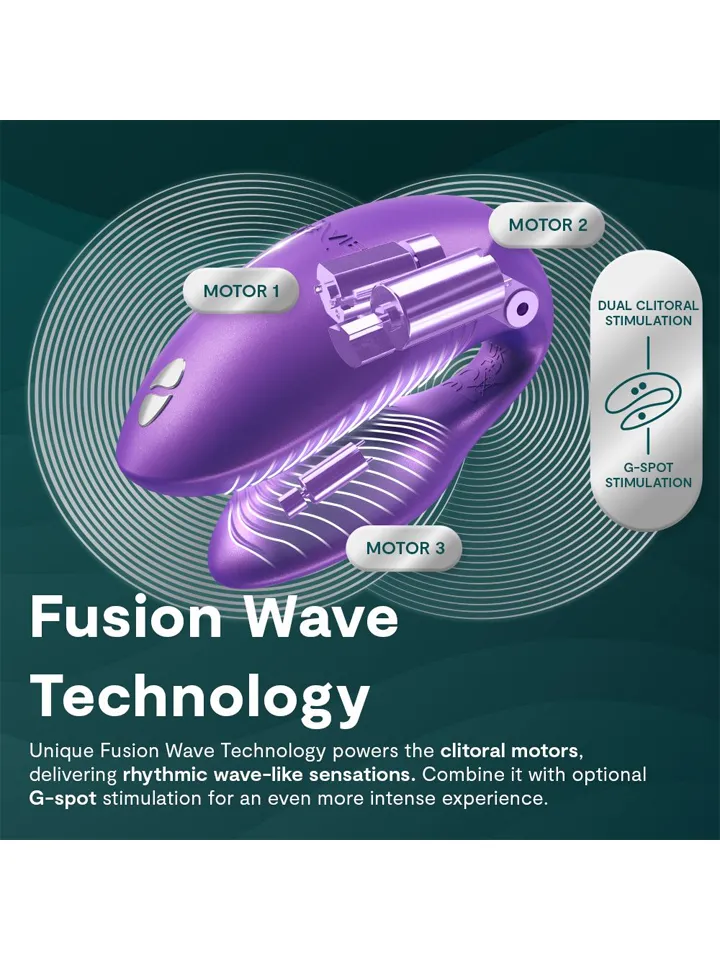 We-Vibe Chorus Pro Cosmic Purple - App-controlled couples vibrator 3 [full]