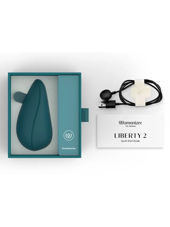 Womanizer Liberty 2 Dark Petrol - Air pressure vibrator 4 [full]