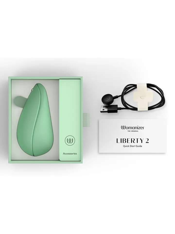 Womanizer Liberty 2 Sage - Air pressure vibrator 4 [full]