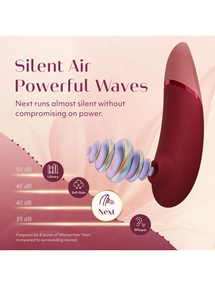 Womanizer Next 3D Pleasure Air Stimulator Bordeaux - Air pressure vibrator 6 [full]