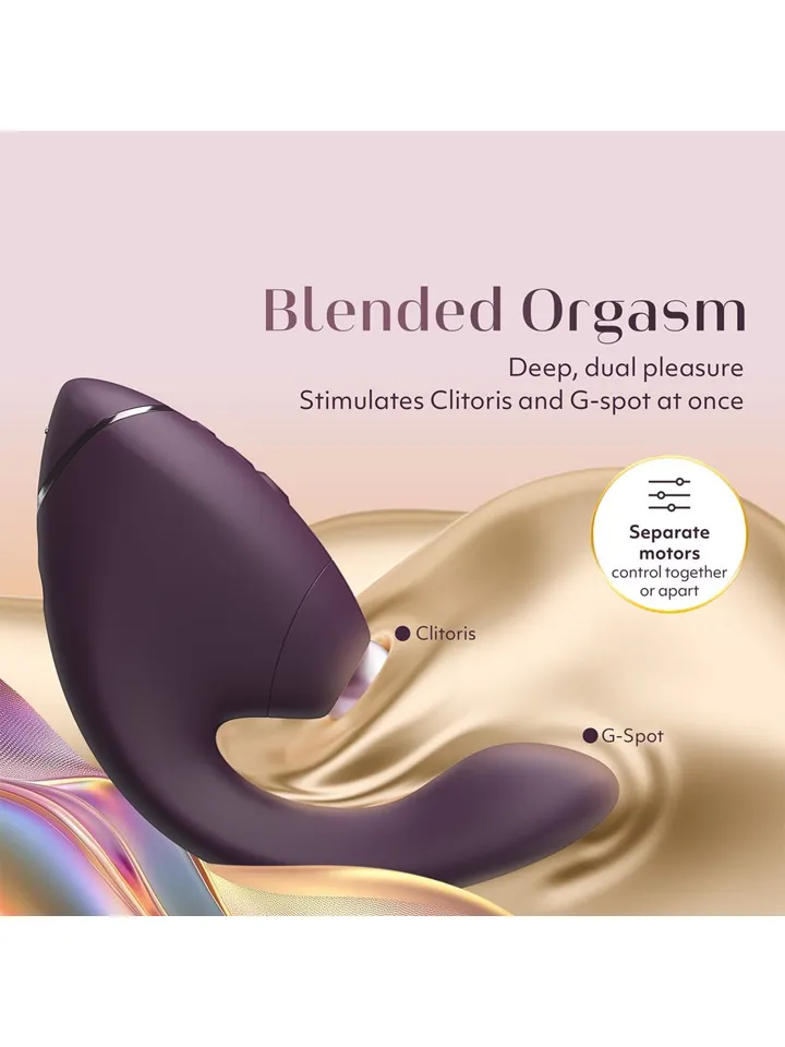 Womanizer Next Duo Dark Purple - Air pressure vibrator 2 [full]