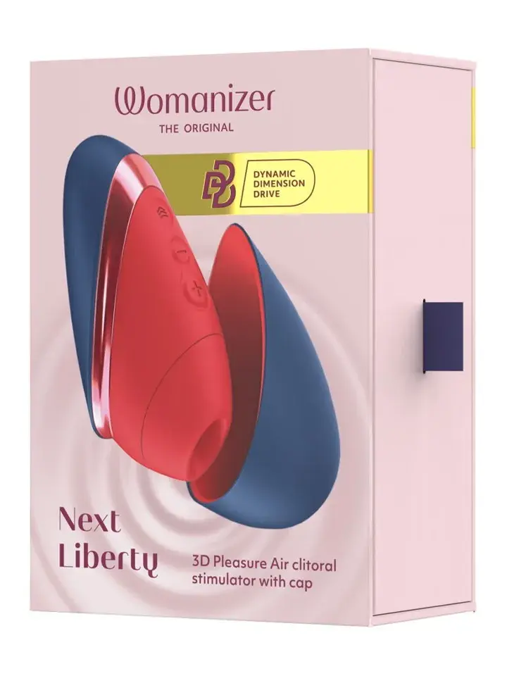 Womanizer Next Liberty Pleasure Air Stimulator Blue/Red - Air pressure vibrator 6 [full]