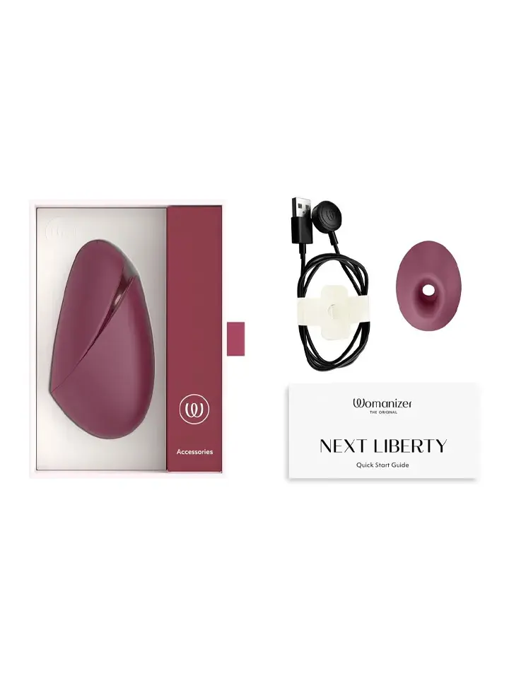 Womanizer Next Liberty Pleasure Air Stimulator Bordeaux - Air pressure vibrator 5 [full]