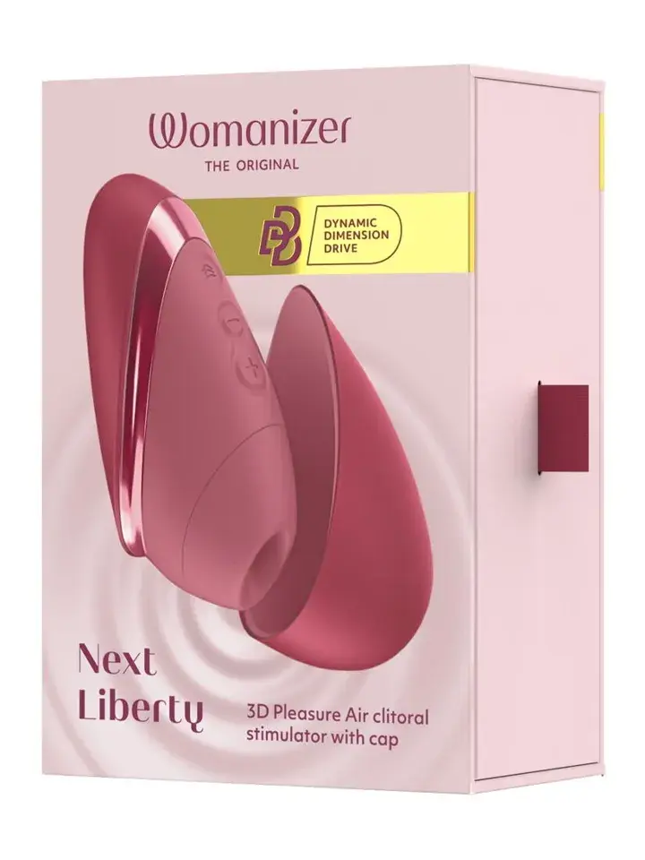 Womanizer Next Liberty Pleasure Air Stimulator Bordeaux - Air pressure vibrator 6 [full]