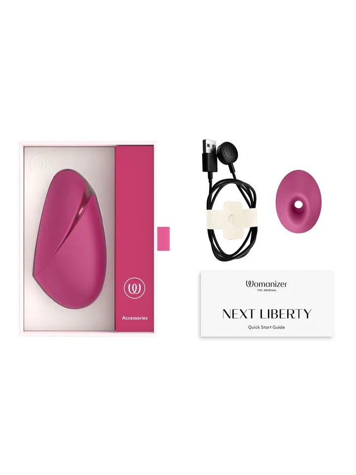 Womanizer Next Liberty Pleasure Air Stimulator Vibrant Pink - Air pressure vibrator 5 [full]