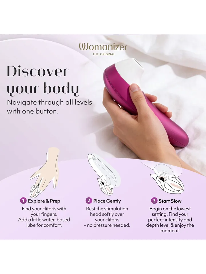 Womanizer Pro Pink - Air pressure vibrator 2 [full]